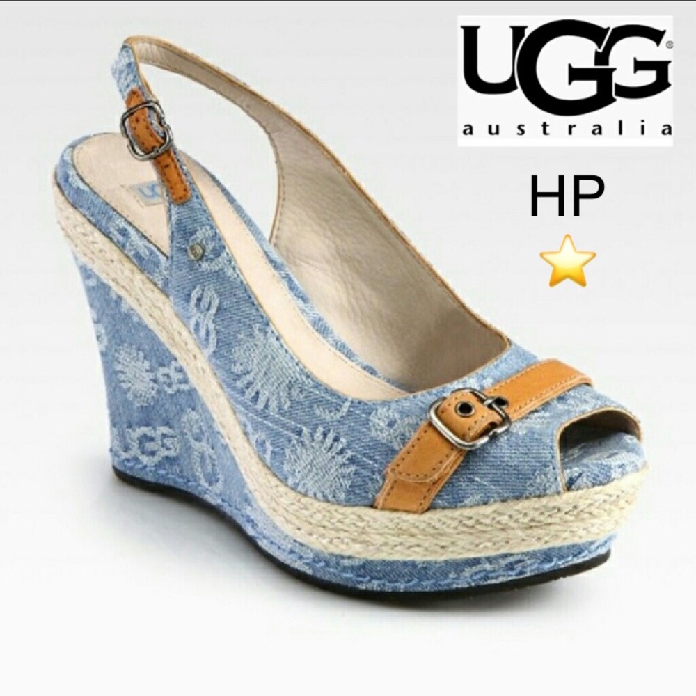 NeW UgG deNiM plAtf0rM weDge EspAdRilLe 🩵💙